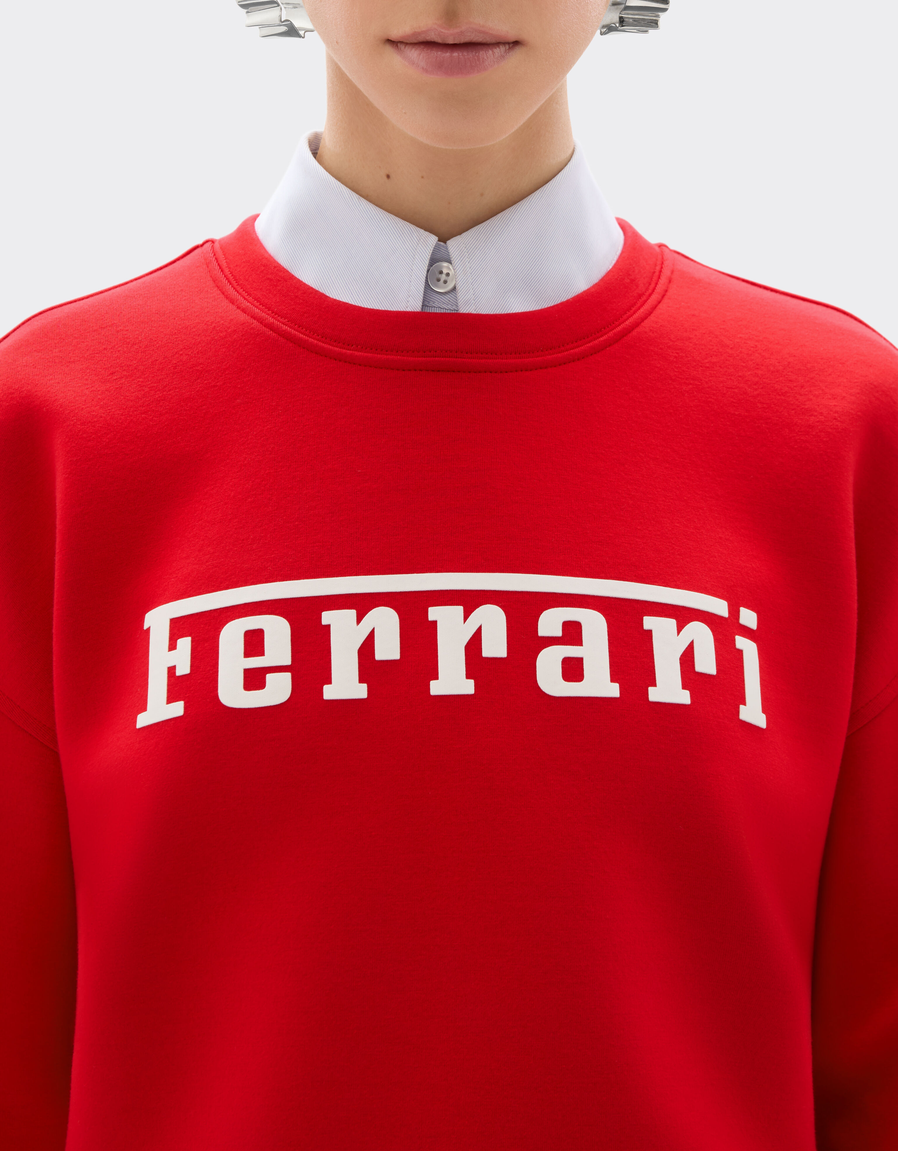 Ferrari Scuba sweatshirt with Ferrari logo Racing red 20520f
