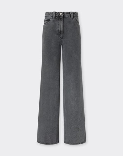 Dark marbled denim trousers Ferrari Dark marbled denim trousers Granite Gray 49946f