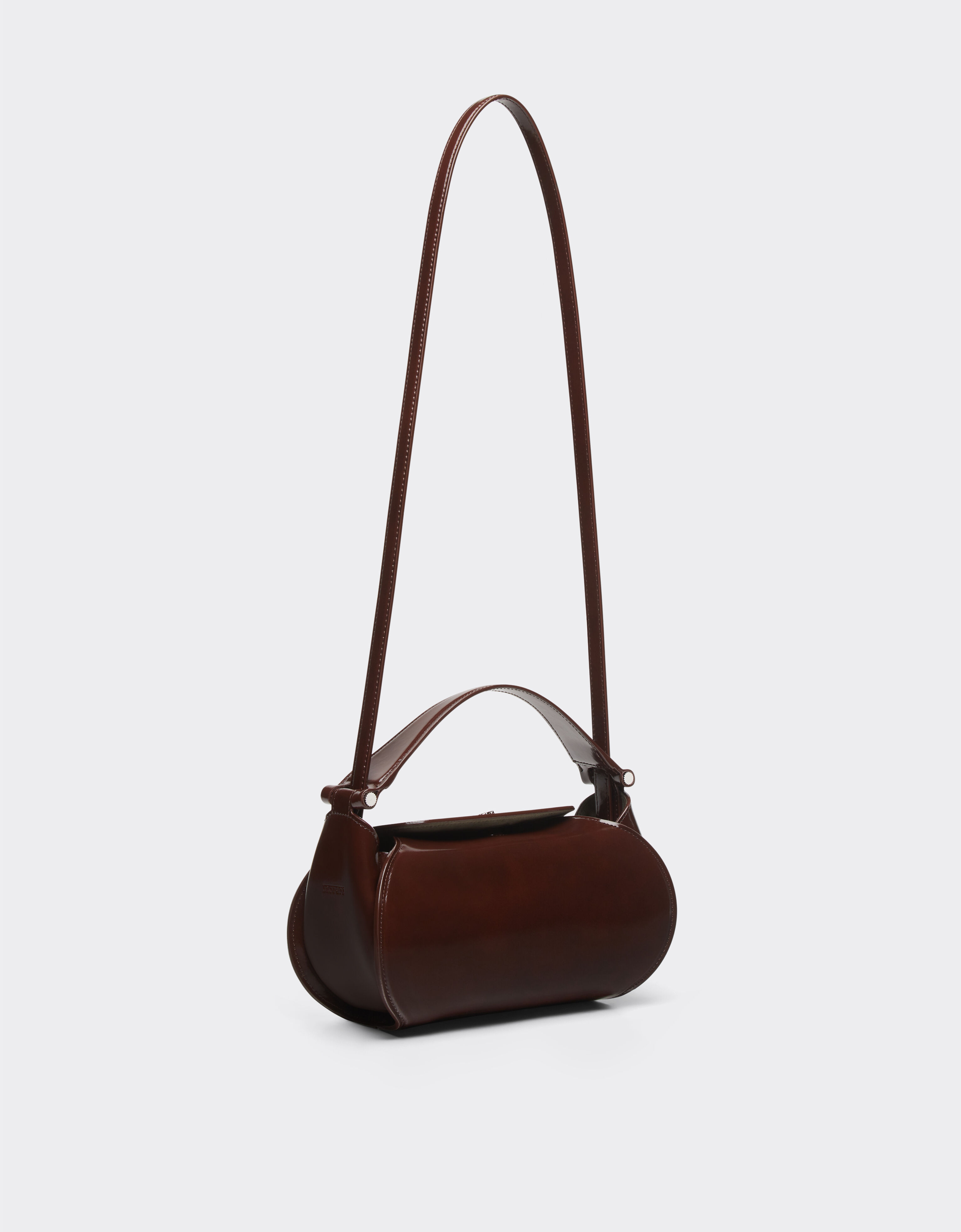 Ferrari La Ferrari Dino Top Handle Bag タバコ 22418f