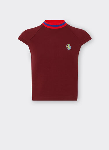 Ferrari T-shirt with Ferrari logo Burgundy 48306f