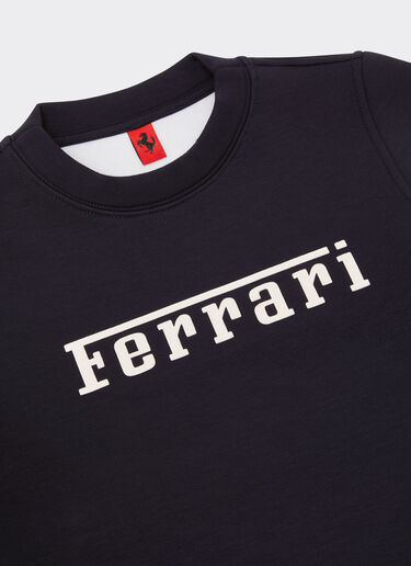 Ferrari スキューバ スウェットシャツ Ferrariロゴ ネイビー 22763fK