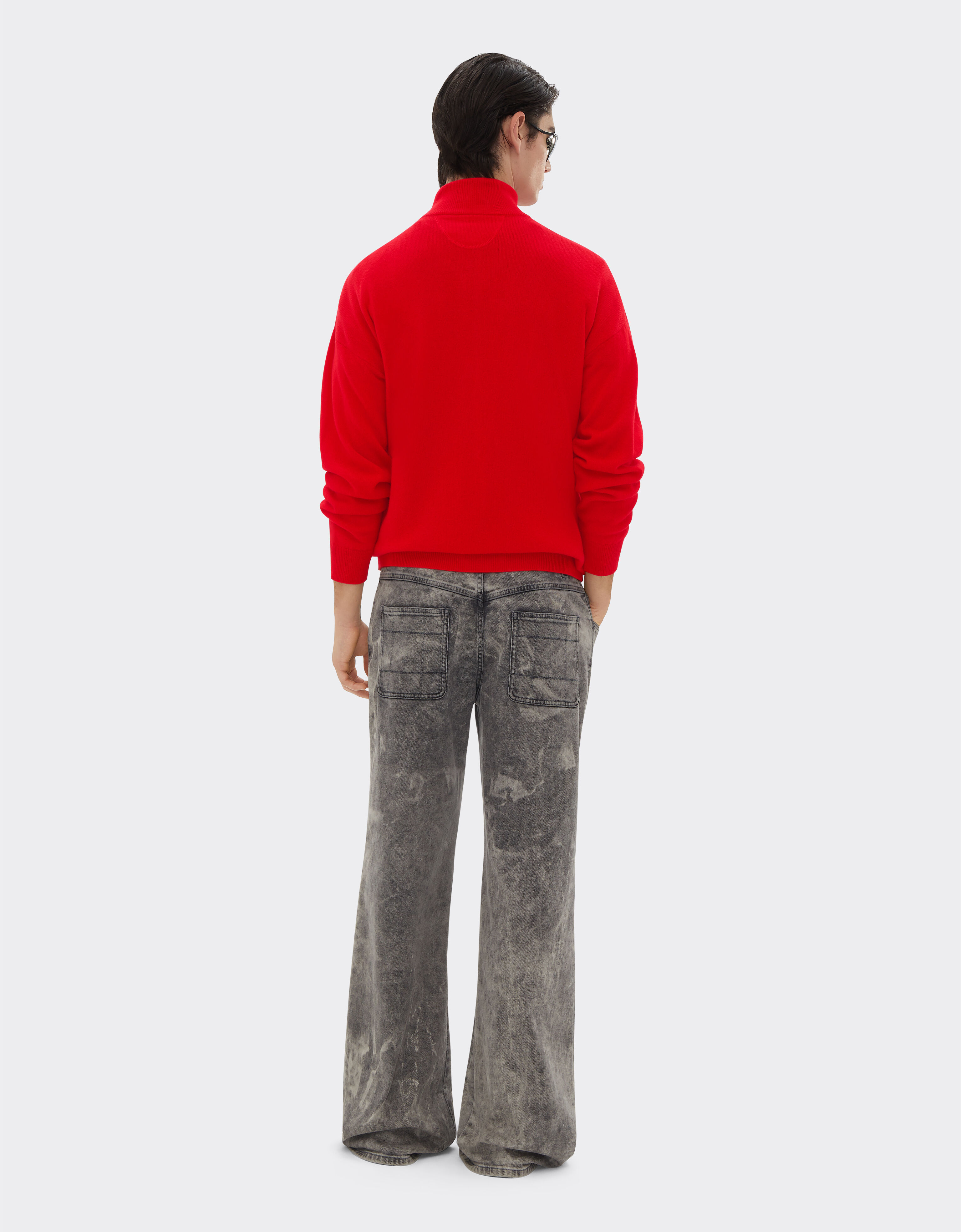 Ferrari Cashmere sweater with zip Rosso Dino 21652f