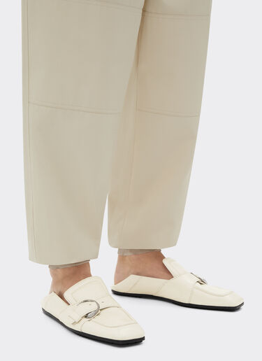 Ferrari Leather loafers Ecru 22228f