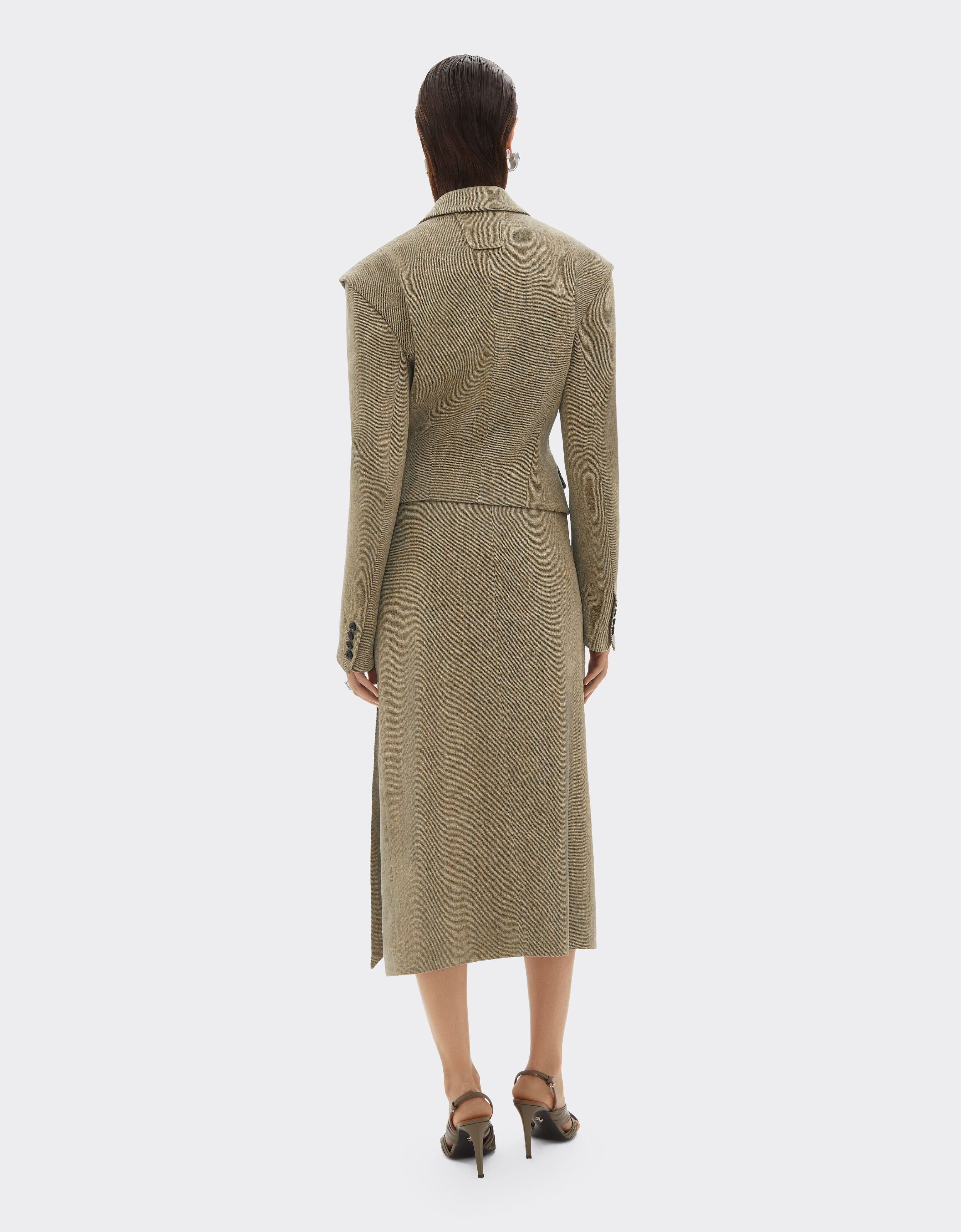 Ferrari Délavé twill blazer Khaki Green 50049f