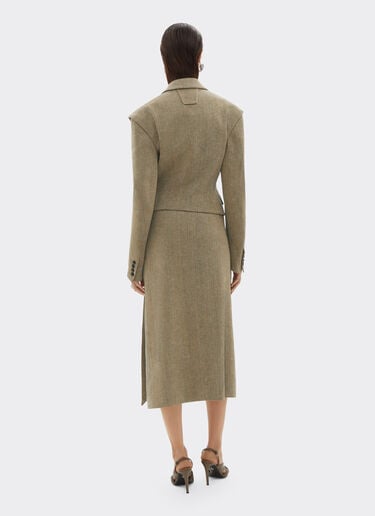 Délavé twill blazer Ferrari Délavé twill blazer Khaki Green 50049f