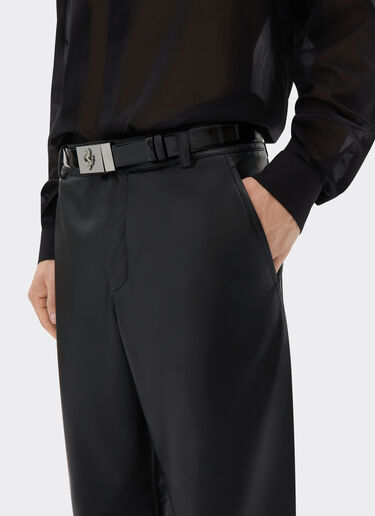 Ferrari Trousers in nappa leather Black 21642f