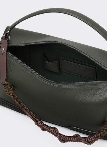 Bolso de hombro GT soft Reacondicionado por Ferrari en cuero matizado con scooby Ferrari Bolso de hombro GT soft Reacondicionado por Ferrari en cuero matizado con scooby Verde militar 49879f