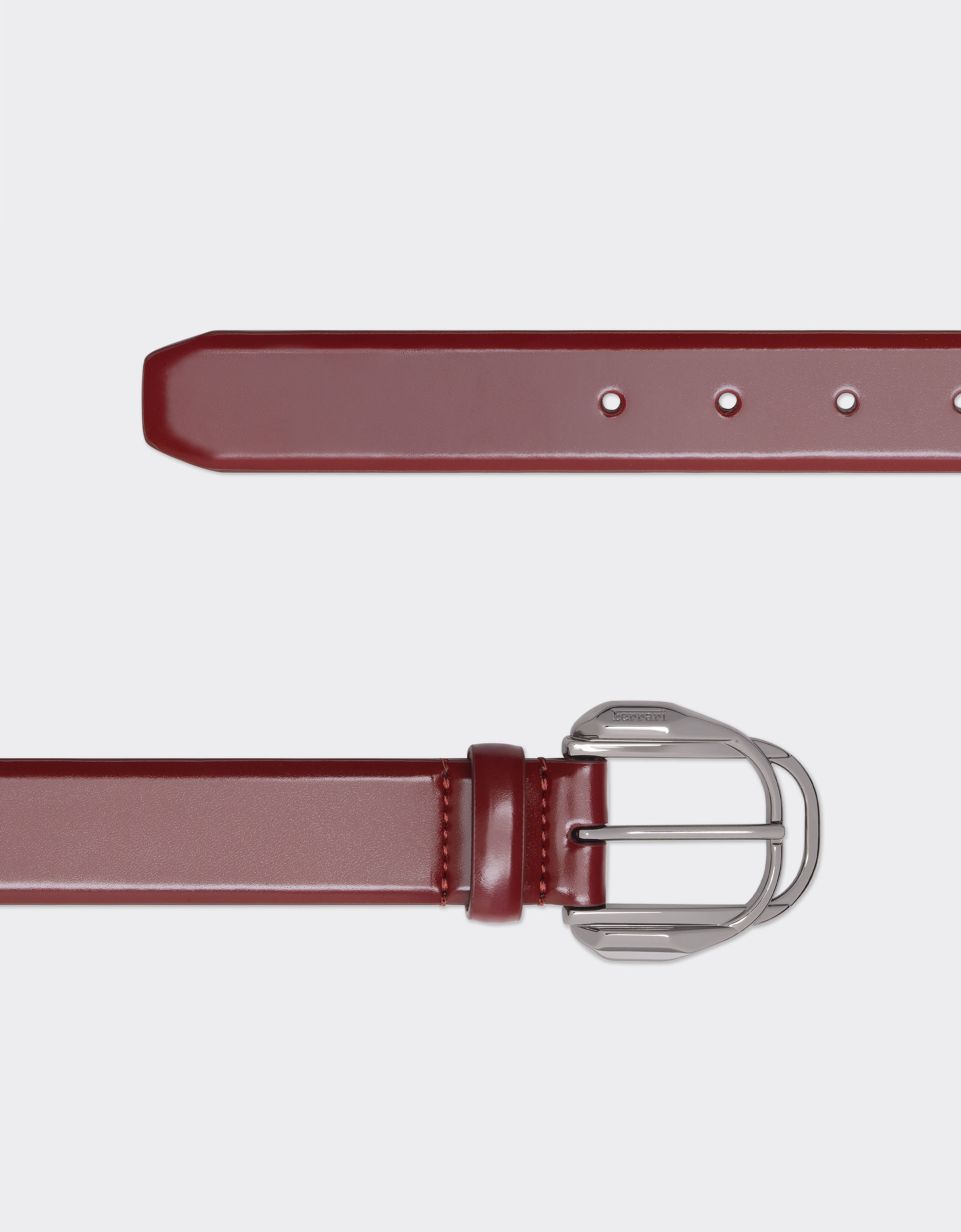 Ferrari Shiny leather belt Cherry 49264f