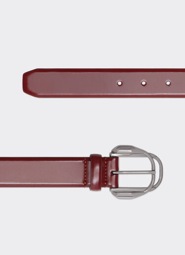 Shiny leather belt Ferrari Shiny leather belt Cherry 49264f