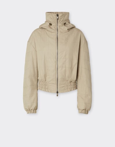 Ferrari Q-Cycle® Cotton Twill Bomber Jacket Chalk 22613f