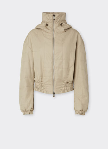 Ferrari Q-Cycle® Cotton Twill Bomber Jacket Chalk 22613f