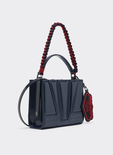 Ferrari Ferrari GT micro tote bag in leather Navy 51200f