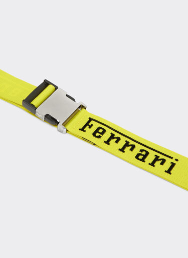 Ferrari Cinturón de jacquard con el logotipo de Ferrari Amarillo 20295f