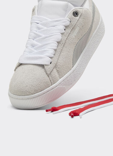 Ferrari Ferrari Style Suede XL trainers by Puma Optical White F1466f