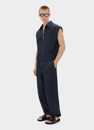 Ferrari Vest in Q-CYCLE® twill Navy 21861f