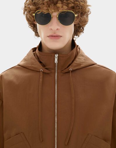 Ferrari Water-repellent technical knit blouson Caffè CWMOU0028WPA0005f