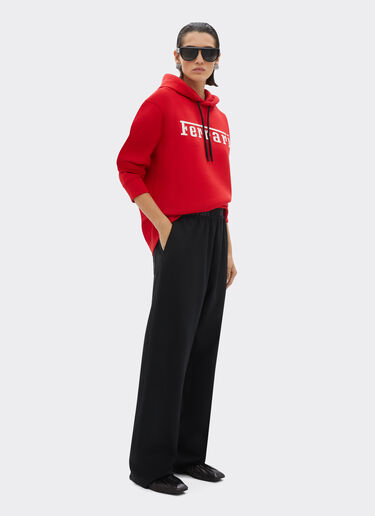 Ferrari Wide trousers in cool wool Black 21172f