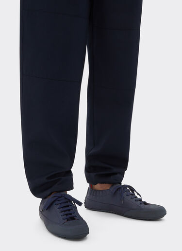 Ferrari Zapatillas Q-cycle y nubuck Navy 22237f