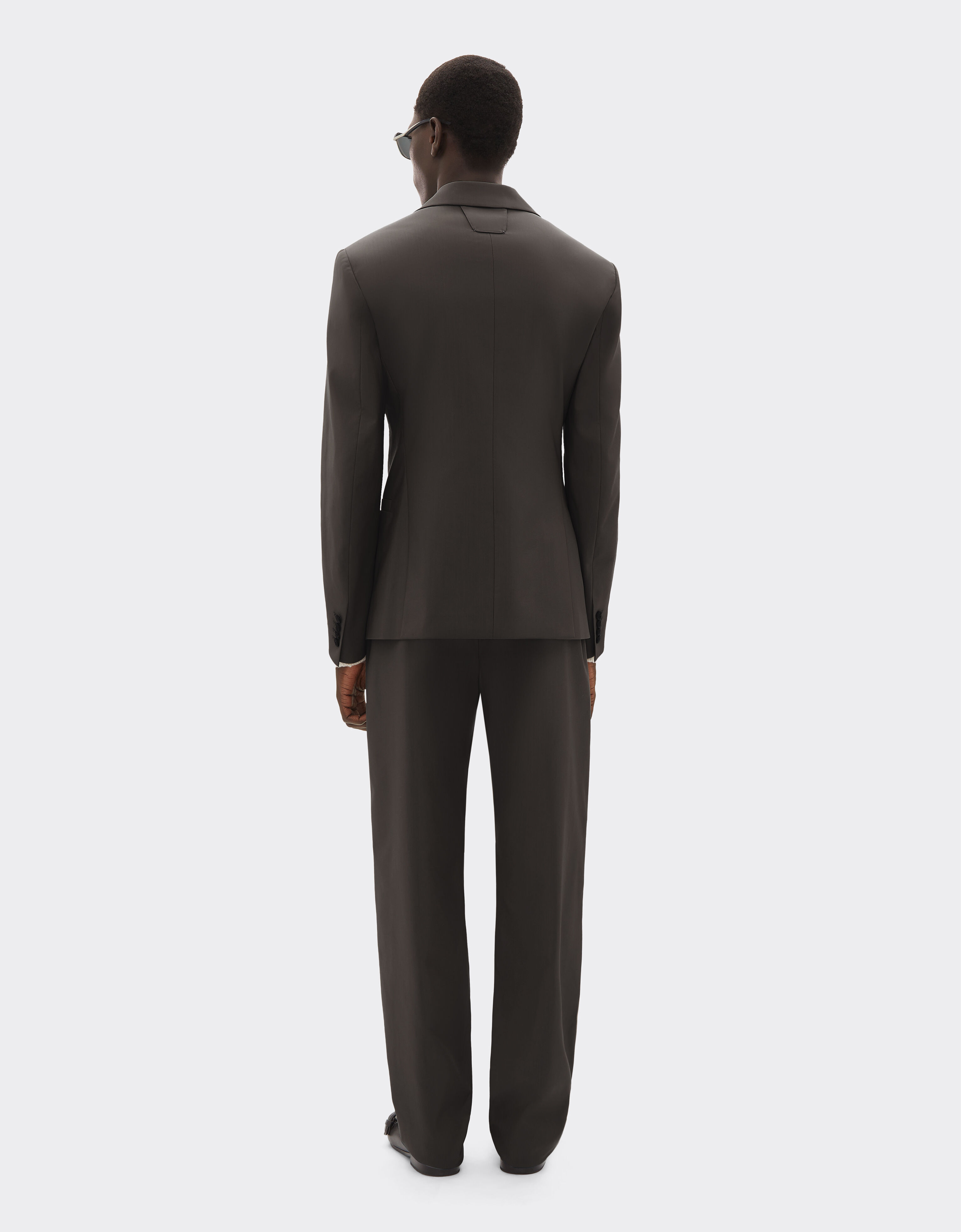 Ferrari Blazer in cool Q-Cycle® wool Dark brown 50036f