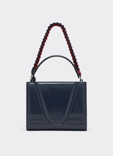 Ferrari Ferrari GT micro tote bag in leather Navy 51200f