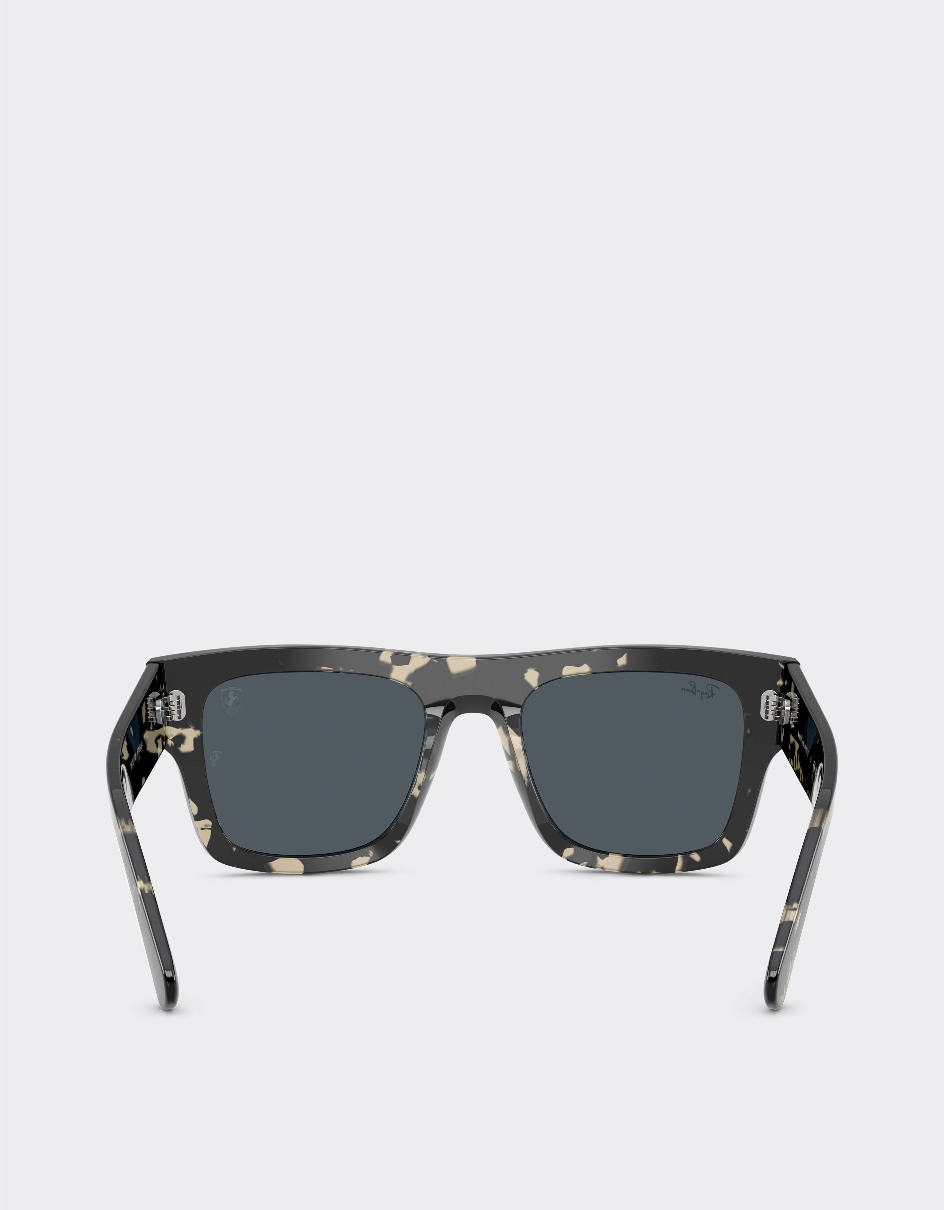 Ferrari Ray-Ban for Scuderia Ferrari RB2217M in grey havana acetate with dark grey lenses Ingrid LA014f