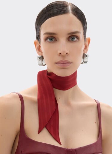 Ferrari Mini shelley in silk twill Maison Red 50389f