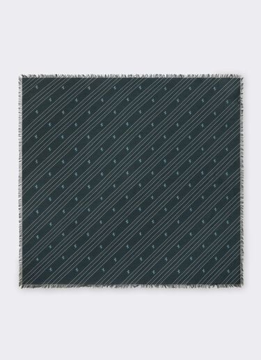 Pañuelo de sarga de algodón y seda Ferrari Pañuelo de sarga de algodón y seda Grigio Titano CANSC0022WCO0029f