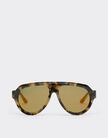 Tortoiseshell Ferrari トータスシェルブラウンアセテート サングラス 