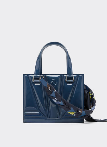 Ferrari GT mini bolso tote Reacondicionado por Ferrari en charol con shelley Octanio 49877f