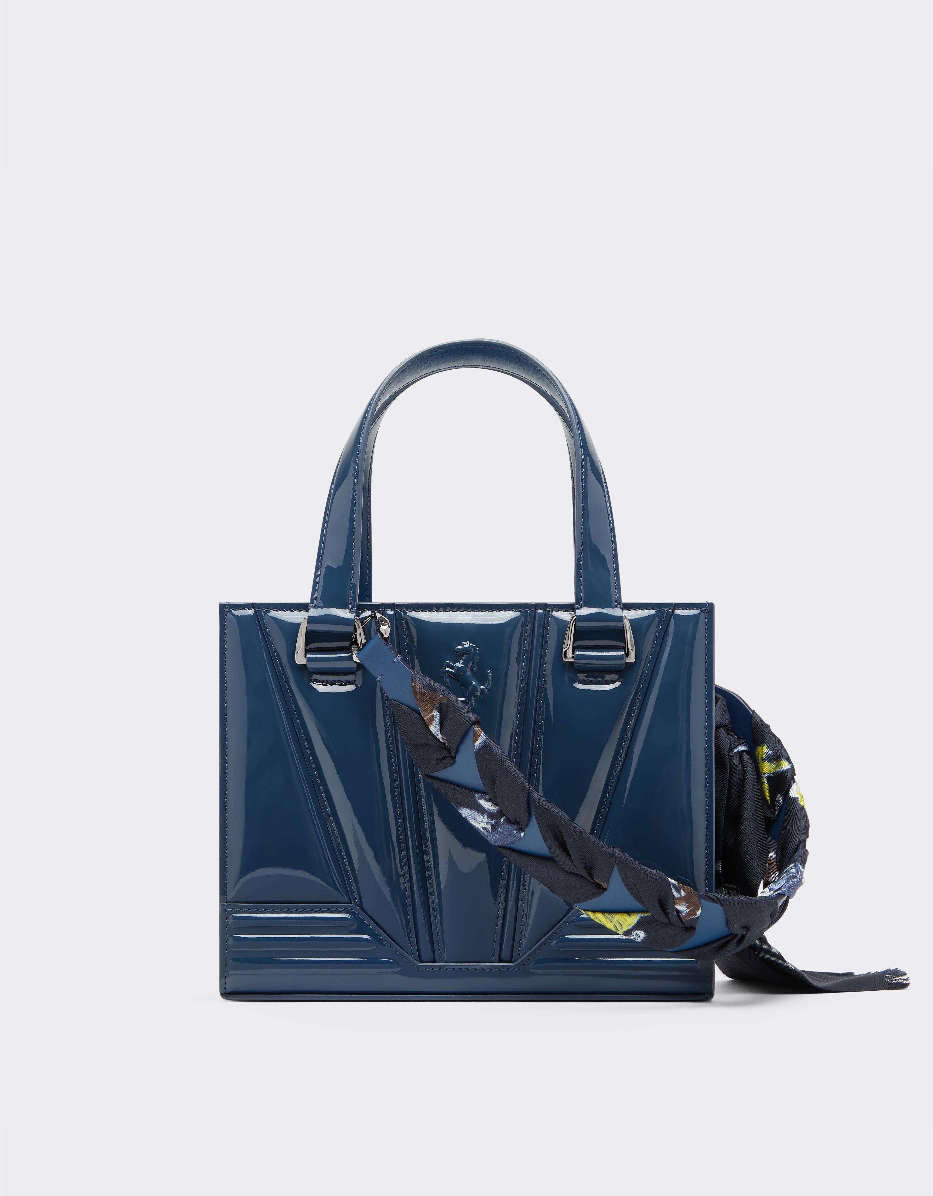 Ferrari GT mini bolso tote Reacondicionado por Ferrari en charol con shelley Octanio 49877f