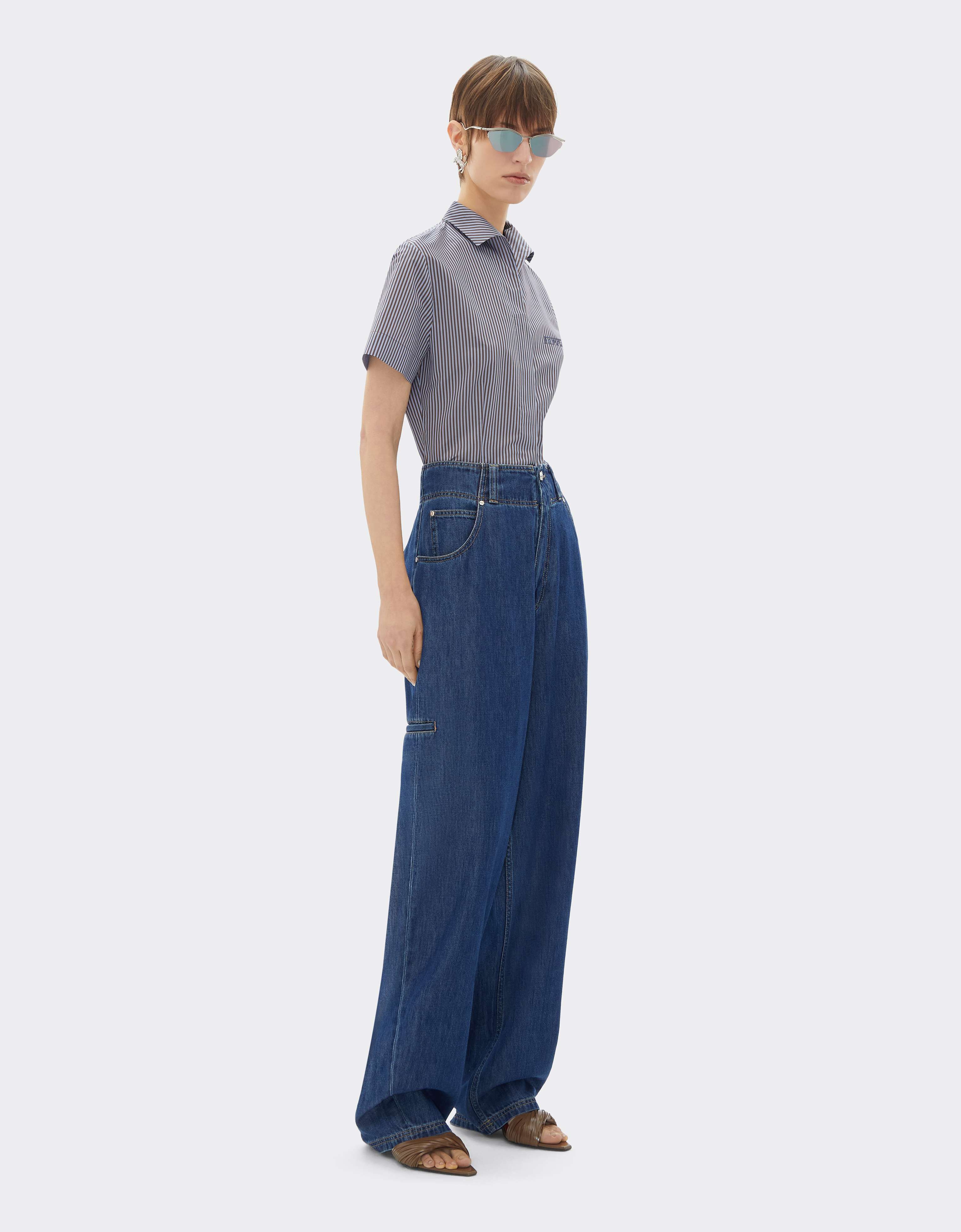 Pantalones vaqueros con detalles de Alcantara® Ferrari Pantalones vaqueros con detalles de Alcantara® Blu Denim CDWTR0011DCO0014f