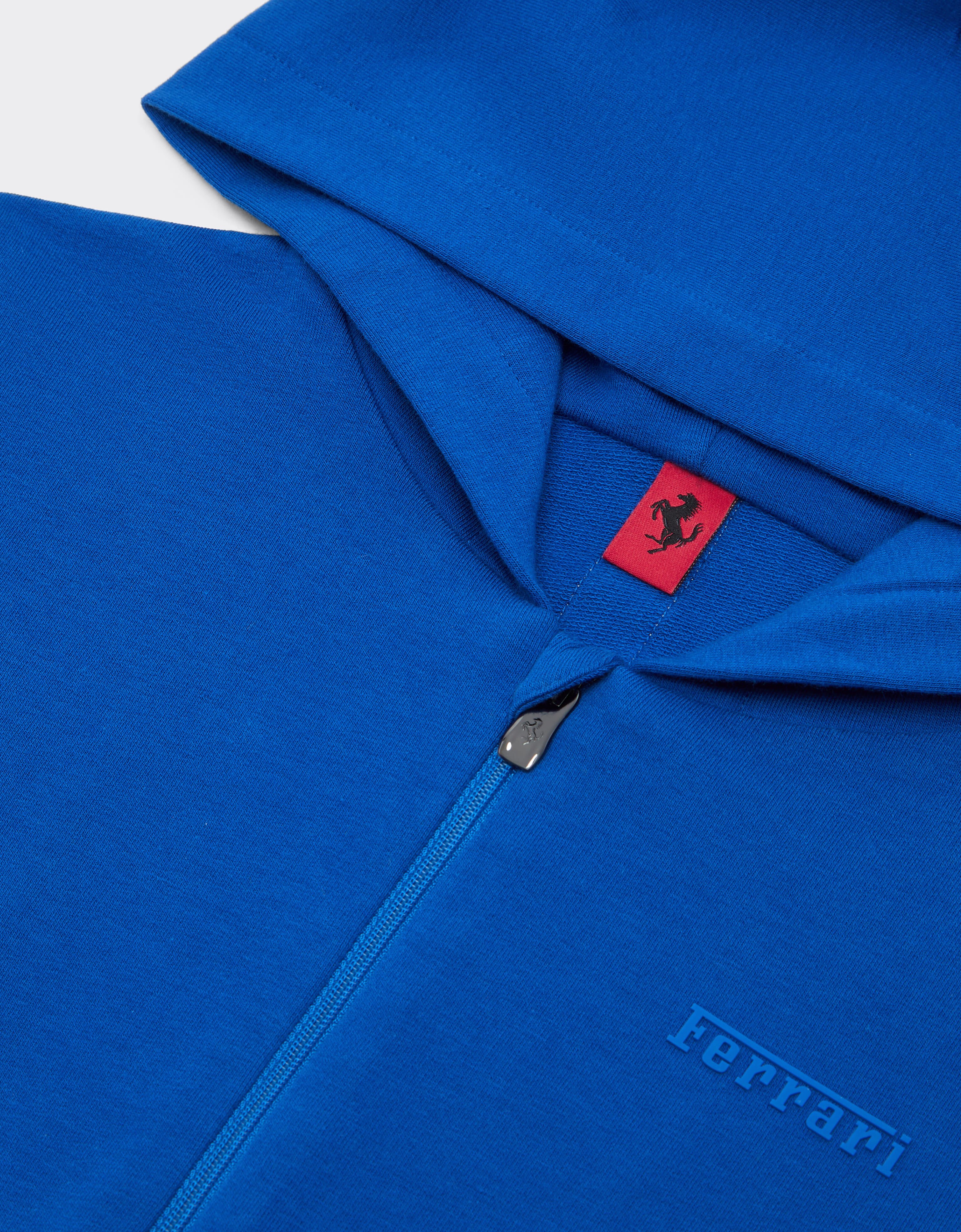 Ferrari Sudadera con capucha Azul Klein 22326fK