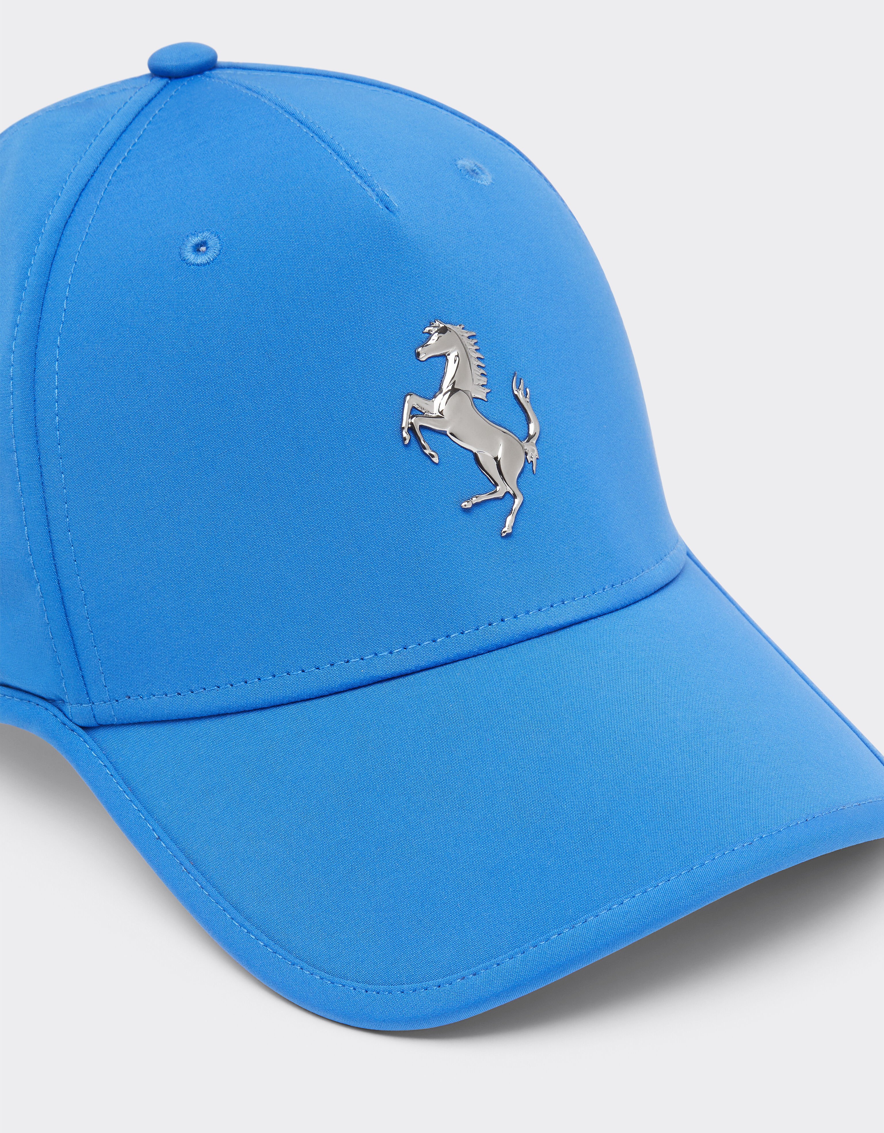 Ferrari Baseball cap with metal Prancing Horse Klein Blue 20815f