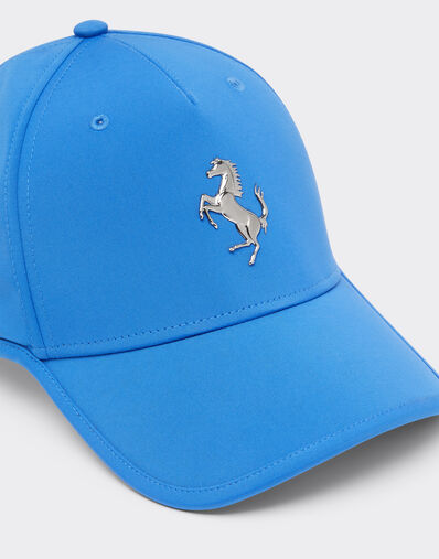 Ferrari Baseball cap with metal Prancing Horse Klein Blue 20815f
