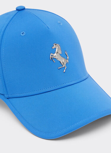 Baseball cap with metal Prancing Horse Ferrari Baseball cap with metal Prancing Horse Klein Blue 20815f