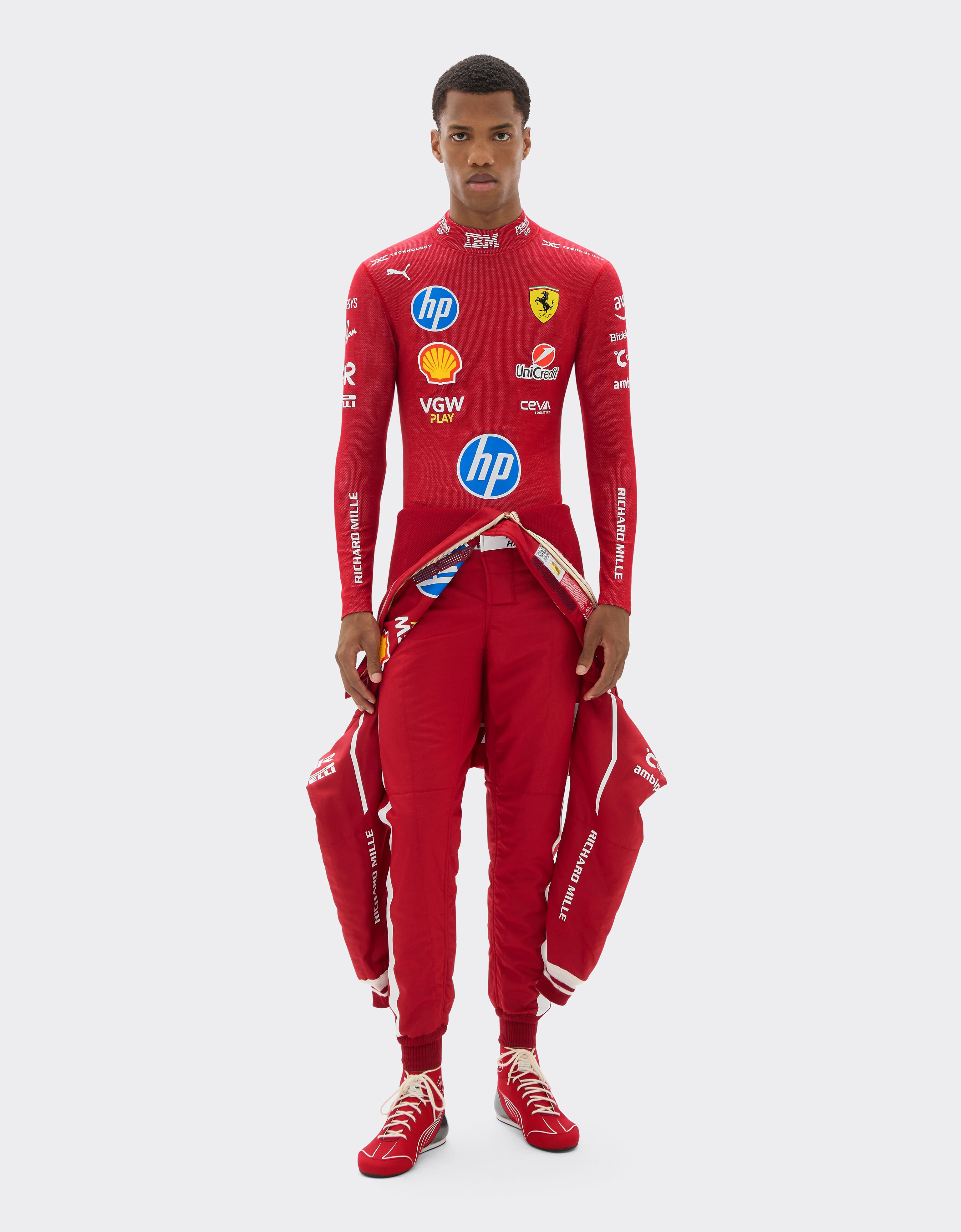 Ferrari Charles Leclerc Puma racing undersuit for Scuderia Ferrari Red LA08Of