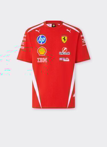 Hamilton Replica Drivers Authentic 2026 Puma for Scuderia Ferrari HP T-shirt Ferrari Hamilton Replica Drivers Authentic 2026 Puma for Scuderia Ferrari HP T-shirt Red LA0H2f