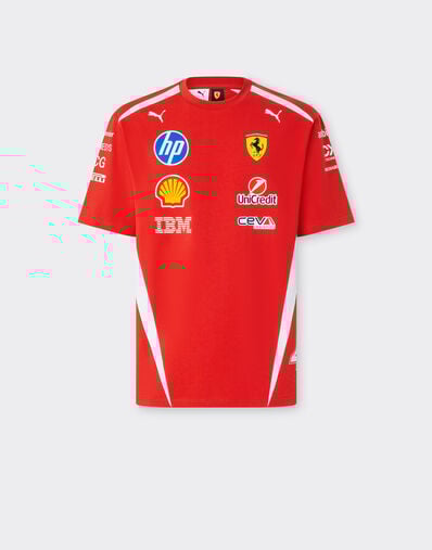 Hamilton Replica Drivers Authentic 2026 Puma for Scuderia Ferrari HP T-shirt Ferrari Hamilton Replica Drivers Authentic 2026 Puma for Scuderia Ferrari HP T-shirt Red LA0H2f