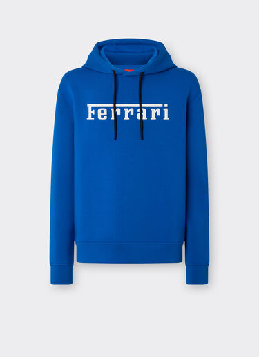Ferrari Sudadera de punto de neopreno con logotipo de Ferrari en contraste Azul Klein 47819f