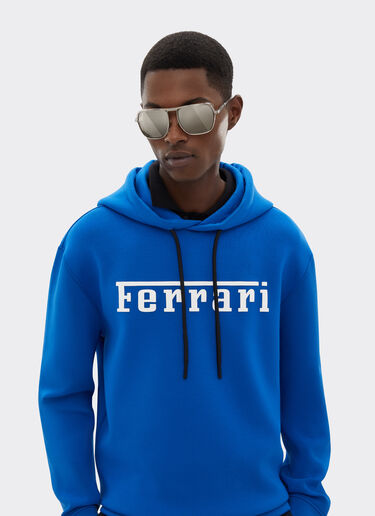 Ferrari Sudadera de punto de neopreno con logotipo de Ferrari en contraste Azul Klein 47819f