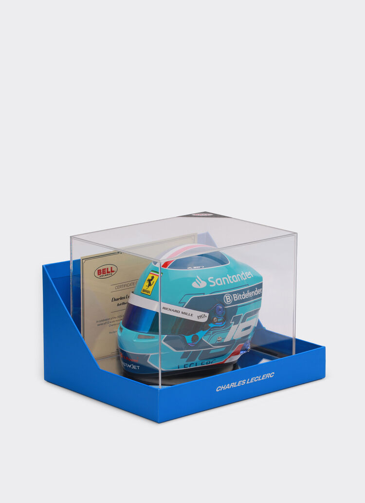 Casque Charles Leclerc 2024 Miami GP - Looksmart 1/5 - Miniature F1 Ferrari