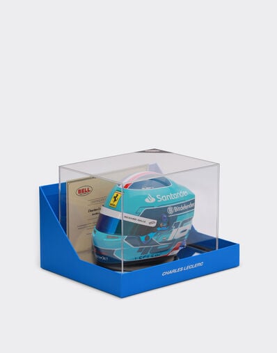 Ferrari Charles Leclerc Miami 2024 Special Edition mini helmet in 1:2 scale Red F1348f