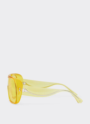 Ferrari Ferrari sunglasses in transparent yellow acetate with yellow lenses Yellow F1278f