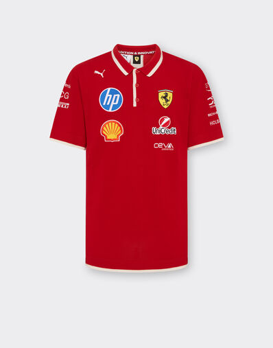 Ferrari Puma for Scuderia Ferrari HP Shanghai Special Edition polo shirt Red LA04Jf