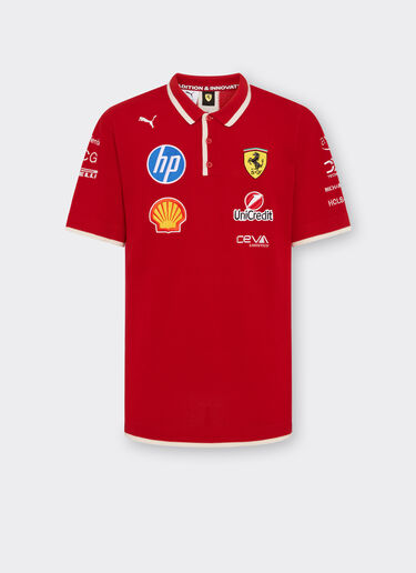 Ferrari Puma for Scuderia Ferrari HP Shanghai Special Edition polo shirt Red LA04Jf