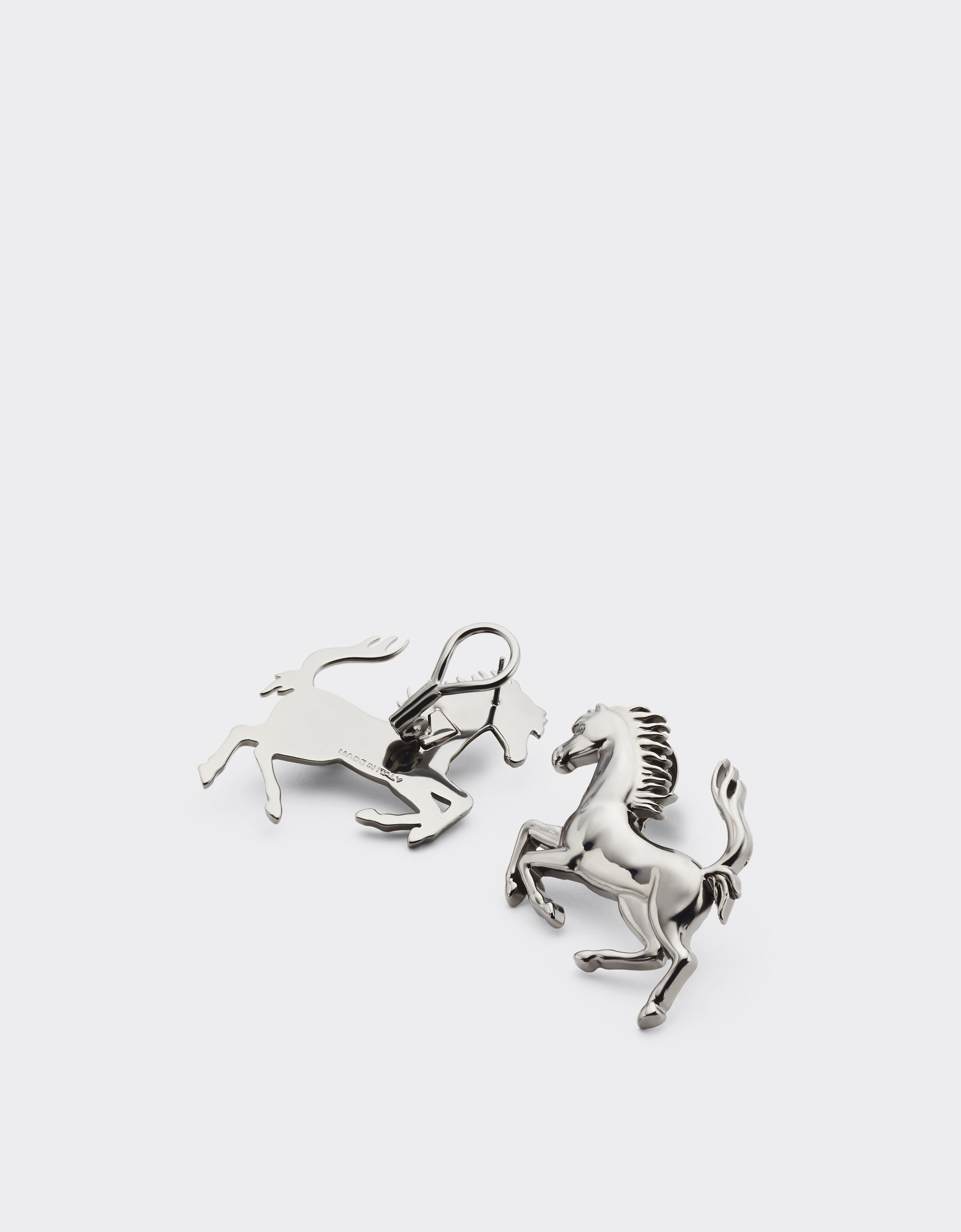 Ferrari Prancing Horse earrings Charcoal 20014f