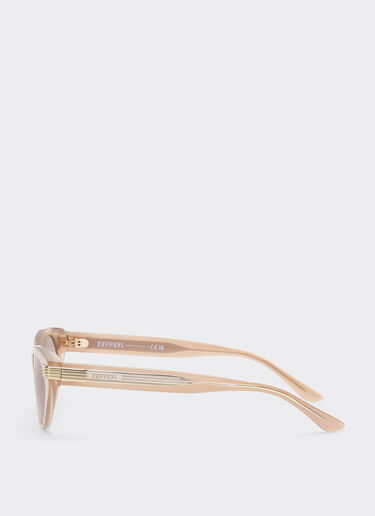 Ferrari Light brown pearlacetate sunglasses with brown lenses Hazelnut LA0F0f