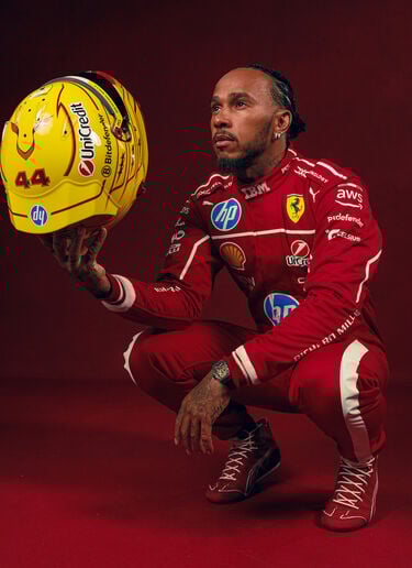 Lewis Hamilton Puma racing suit for Scuderia Ferrari Ferrari Lewis Hamilton Puma racing suit for Scuderia Ferrari Red LA08Nf