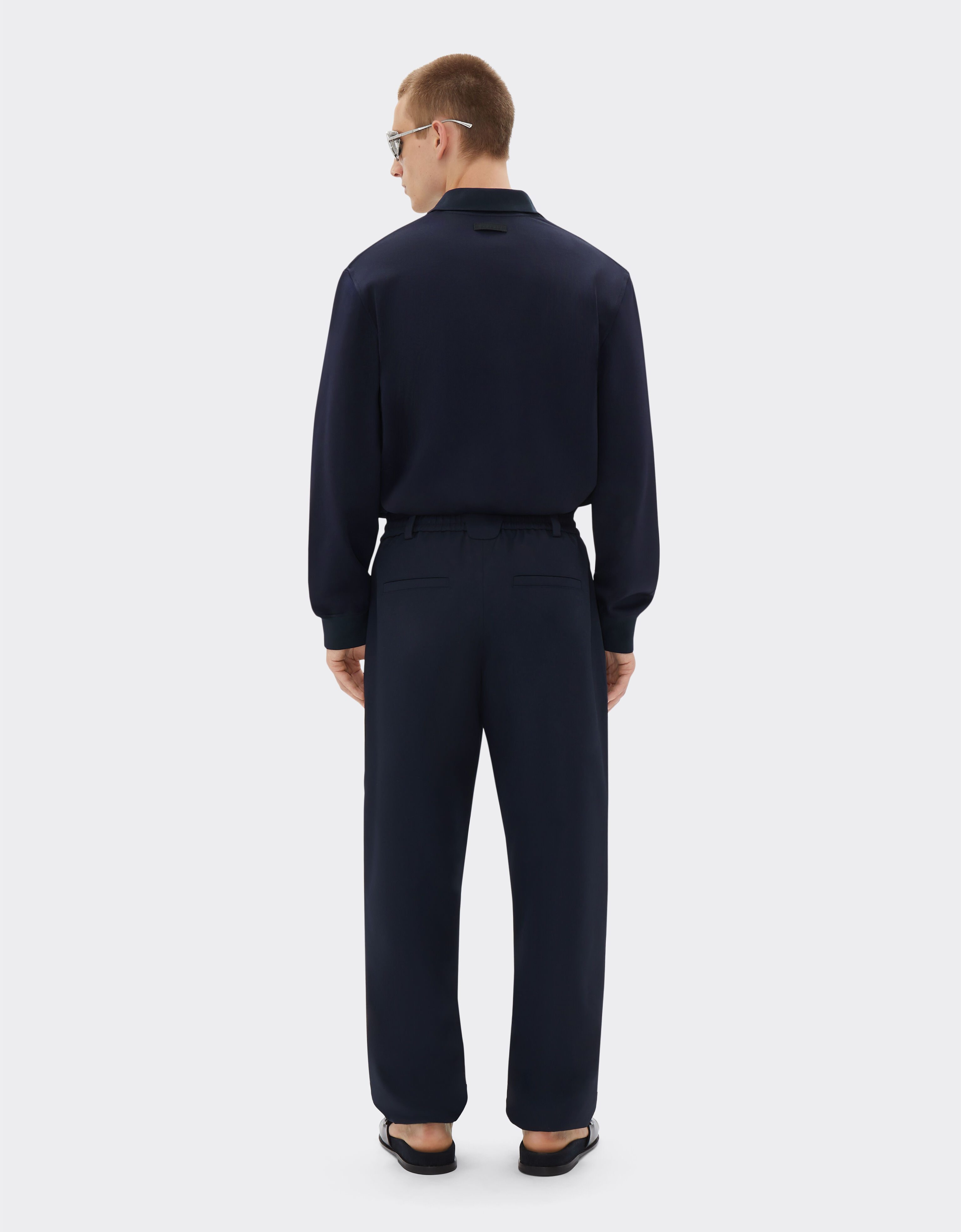 Ferrari Cargo trousers in recycled cotton-blend twill Navy 21863f