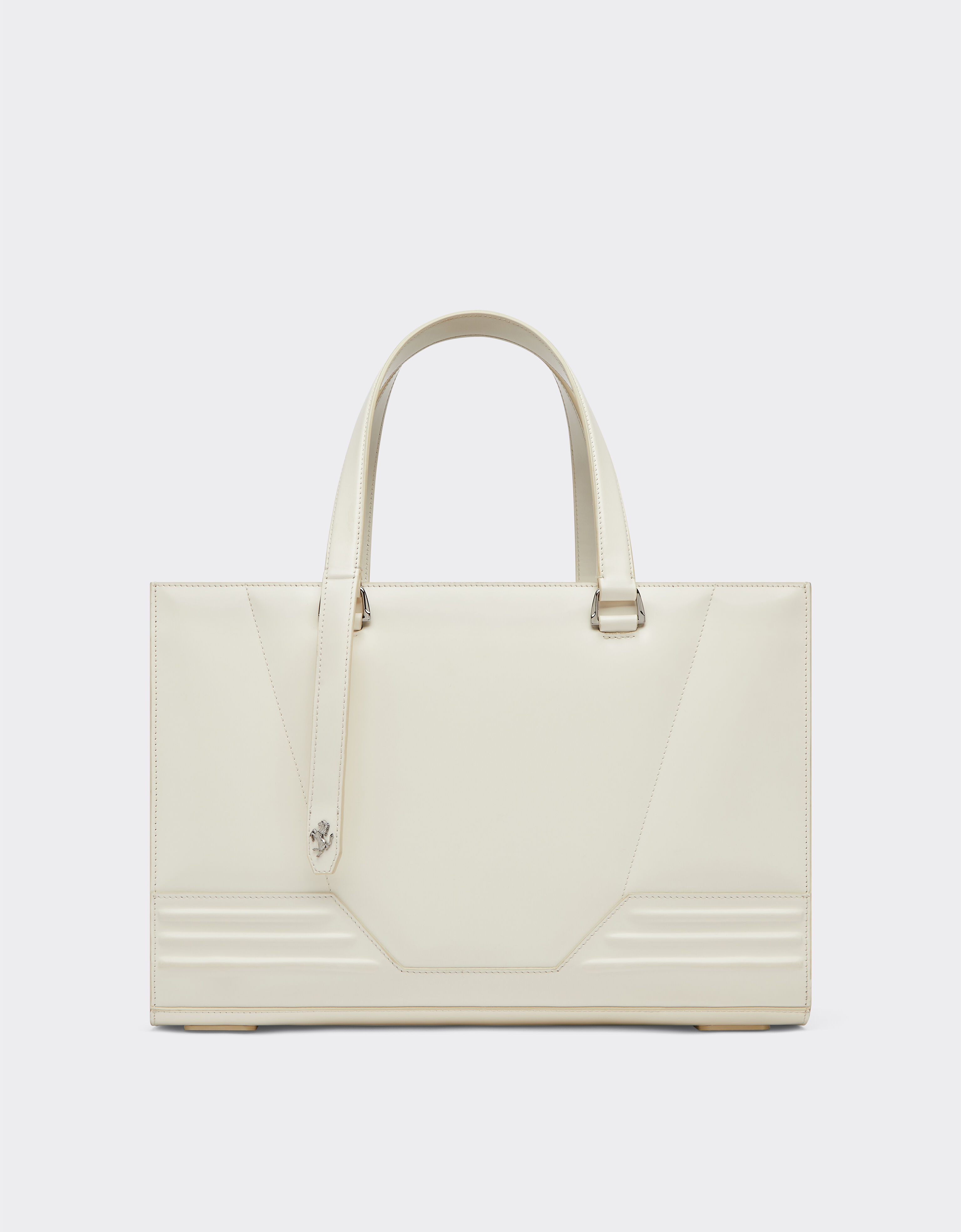 Ferrari Ferrari GT brushed leather tote bag Ivory 21366f